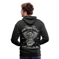 Charger l'image dans la galerie, Ride Fast or Die Motorcycle Men’s Premium Hoodie - black