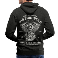 Charger l'image dans la galerie, Ride Fast or Die Motorcycle Men’s Premium Hoodie - charcoal grey