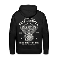 Charger l'image dans la galerie, Ride Fast or Die Motorcycle Men’s Premium Hoodie - black
