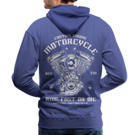 Charger l'image dans la galerie, Ride Fast or Die Motorcycle Men’s Premium Hoodie - royal blue