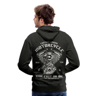 Charger l'image dans la galerie, Ride Fast or Die Motorcycle Men’s Premium Hoodie - charcoal grey