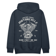 Charger l'image dans la galerie, Ride Fast or Die Motorcycle Men’s Premium Hoodie - navy