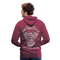 Charger l'image dans la galerie, Ride Fast or Die Motorcycle Men’s Premium Hoodie - bordeaux