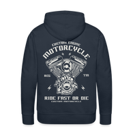 Charger l'image dans la galerie, Ride Fast or Die Motorcycle Men’s Premium Hoodie - navy