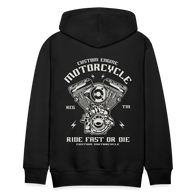 Charger l'image dans la galerie, Ride Fast or Die Motorcycle Men’s Premium Hoodie - black