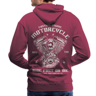 Charger l'image dans la galerie, Ride Fast or Die Motorcycle Men’s Premium Hoodie - bordeaux