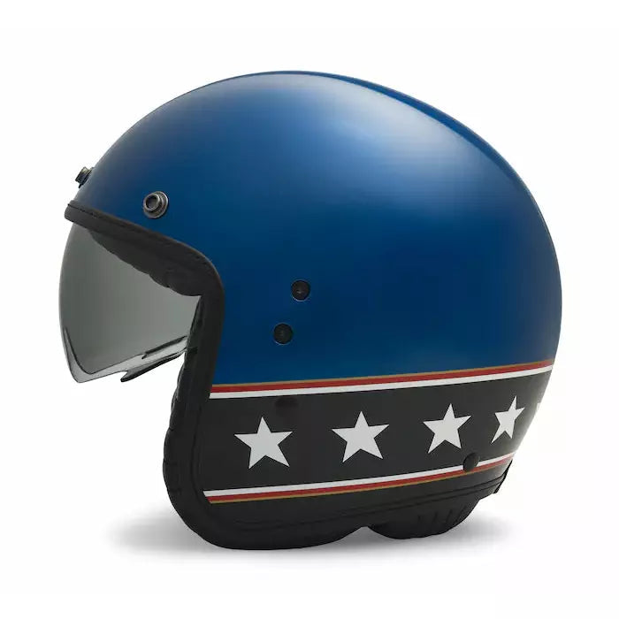 Harley Davidson® Supernova #1 X14 Sun Shield 3/4 Helmet  RidersApparel.shop