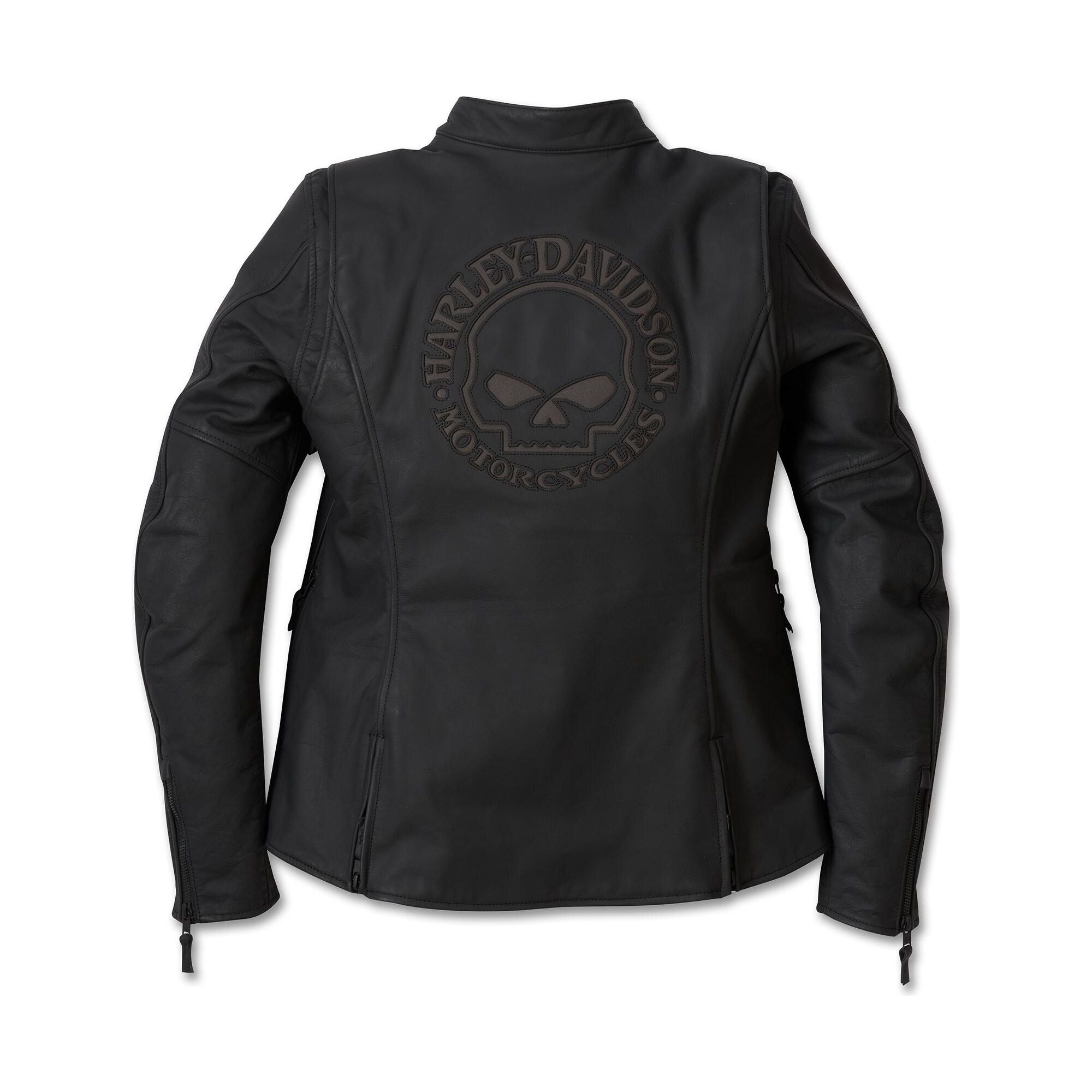 Harley-Davidson® Woman's Leather Jacket Moxie Willie G Laced black