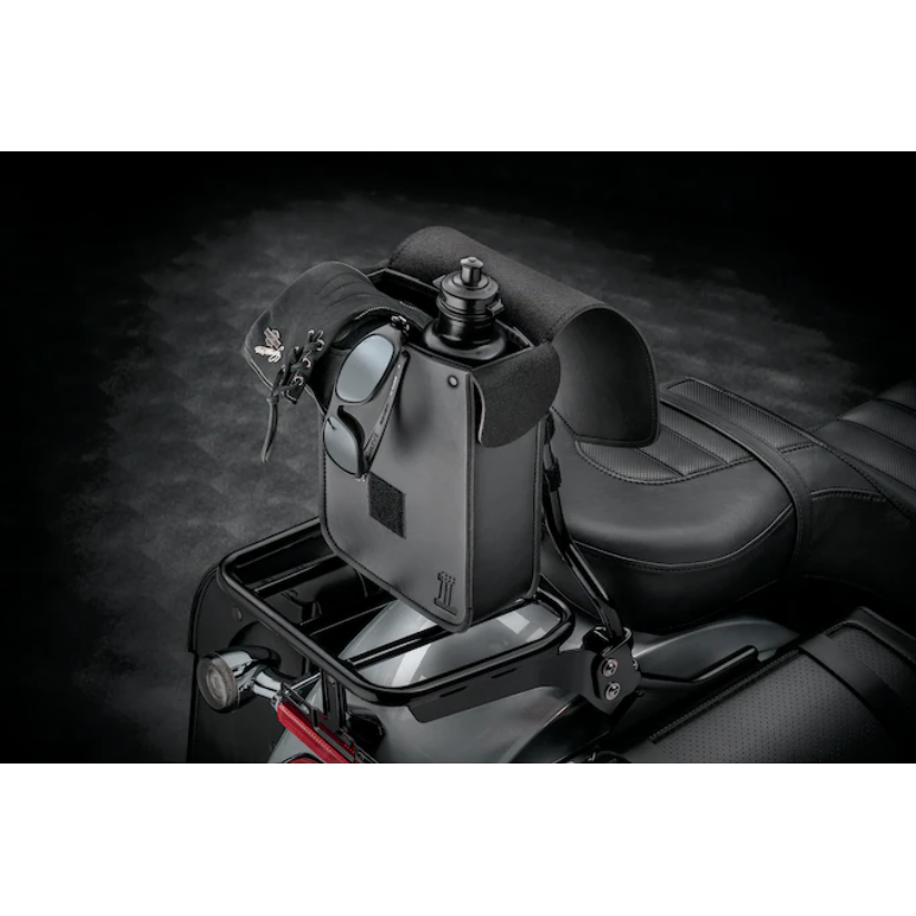Harley-Davidson® Black Standard Line Sissy Bar/Solo Bag-Rider Apparel-Ridersapparel.shop