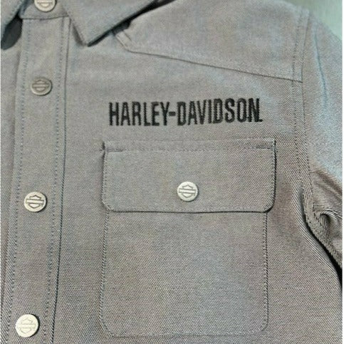 Harley Davidson® Men's Operative Riding Shirt Jacket-Grey