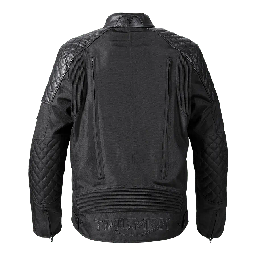 Triumph Braddan Mesh Motorcycle Jacket Black-Rider Apparel-Ridersapparel.shop