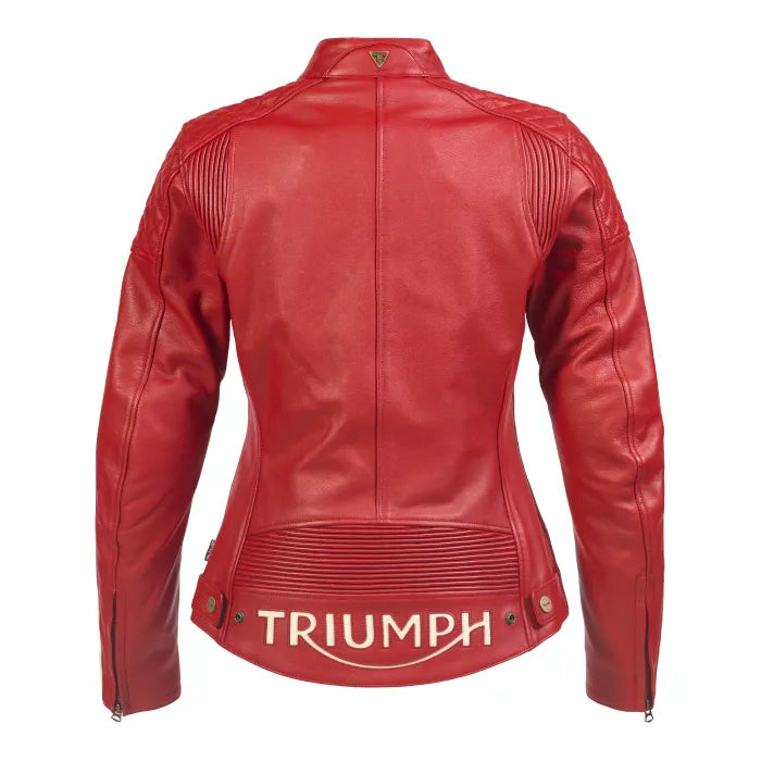 Triumph Braddan Women's Sport Jacket Red-Rider Apparel-Ridersapparel.shop