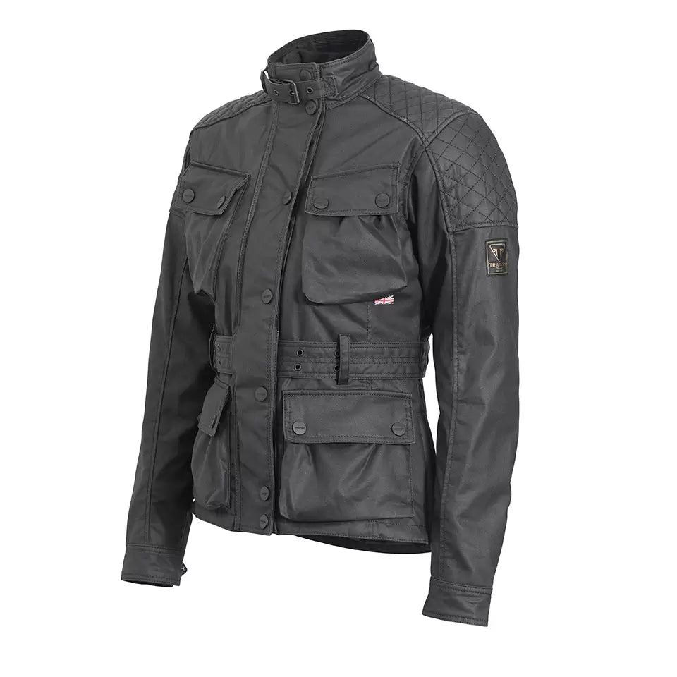 Triumph Ladies Beck Black Jacket-Rider Apparel-Ridersapparel.shop