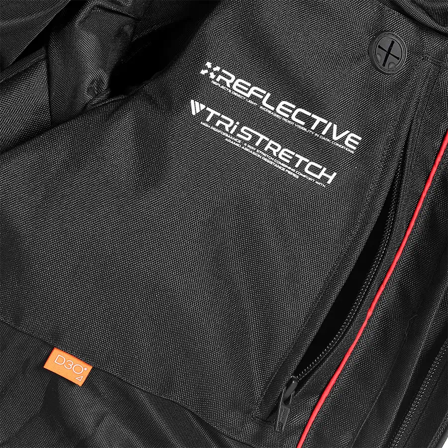 Triumph Triple Leather Jacket in Black-Rider Apparel-Ridersapparel.shop