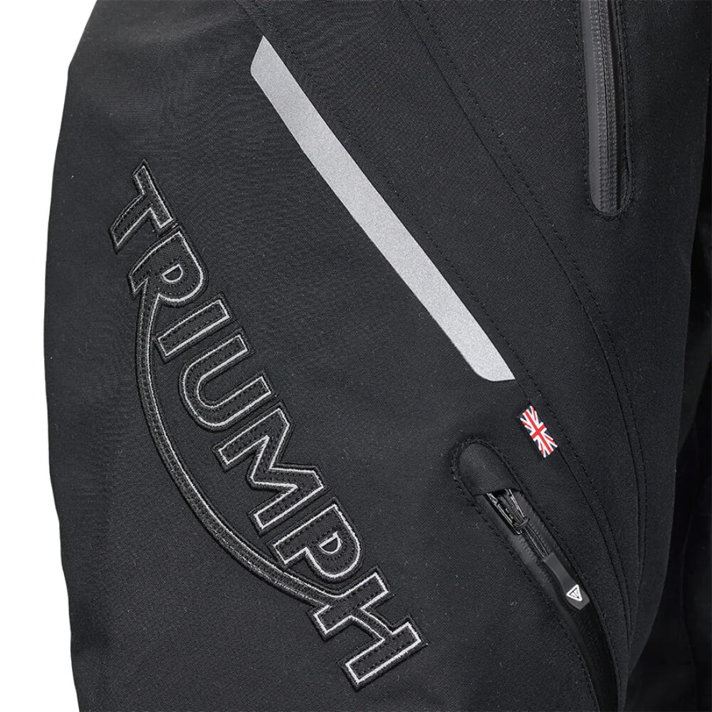 Triumph Triple TriTech Textile Trousers Black-Rider Apparel-Ridersapparel.shop