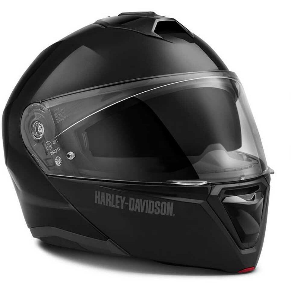 Harley-Davidson® Men's Capstone Sun Shield Modular Helmet, Gloss Black  RidersApparel.shop