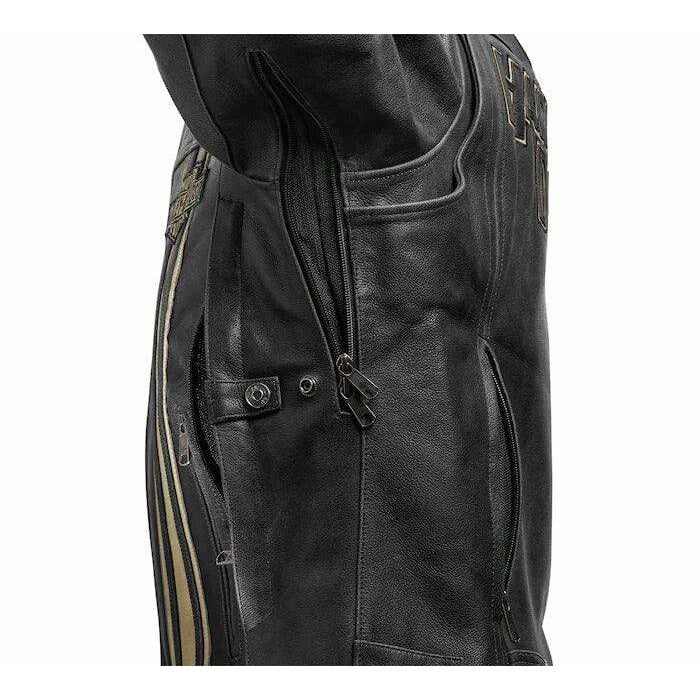 Harley-Davidson® Men's H-D™ Triple Vent Passing Link II Leather Jacket  RidersApparel.shop