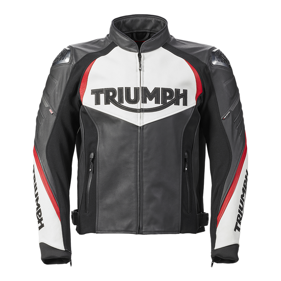 Triumph Triple Sport Jacket in Black, White & Red