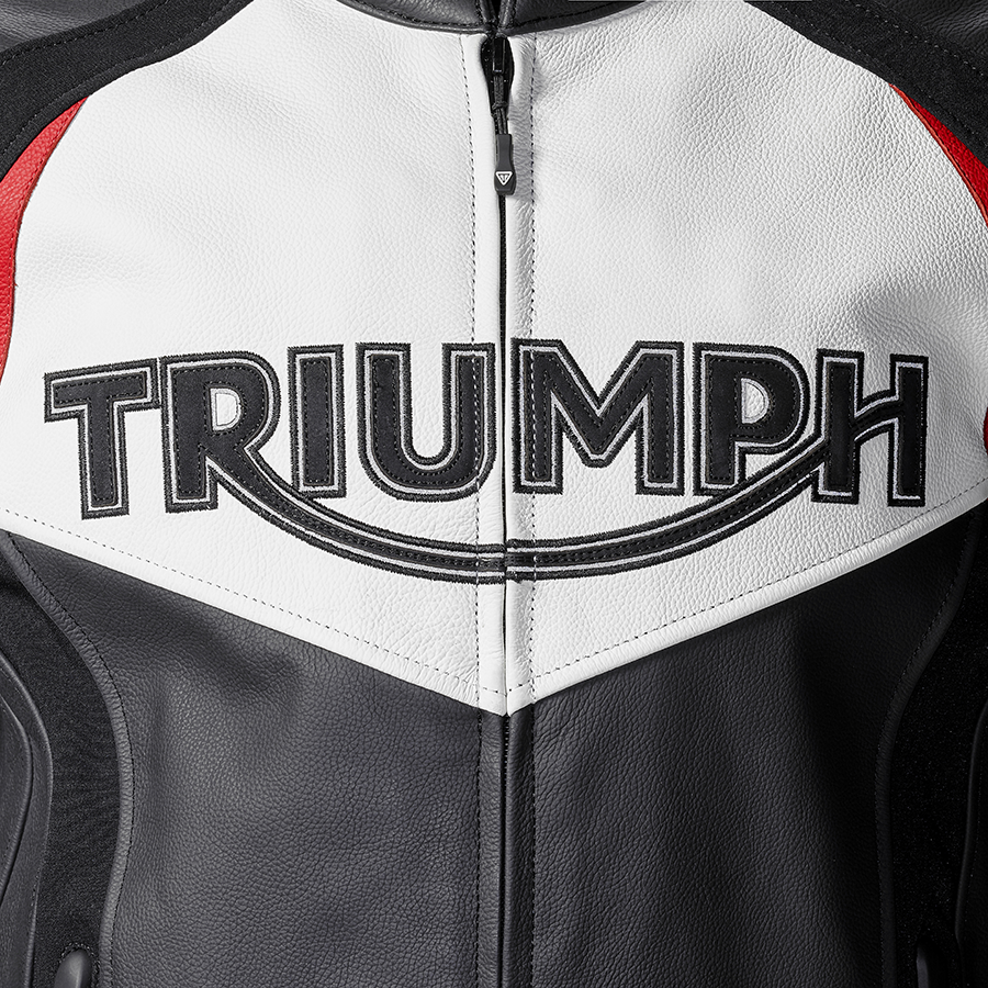 Triumph Triple Sport Jacket in Black, White & Red