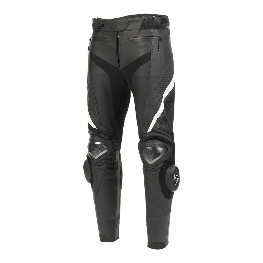 Triumph Triple Leather Jeans in Black