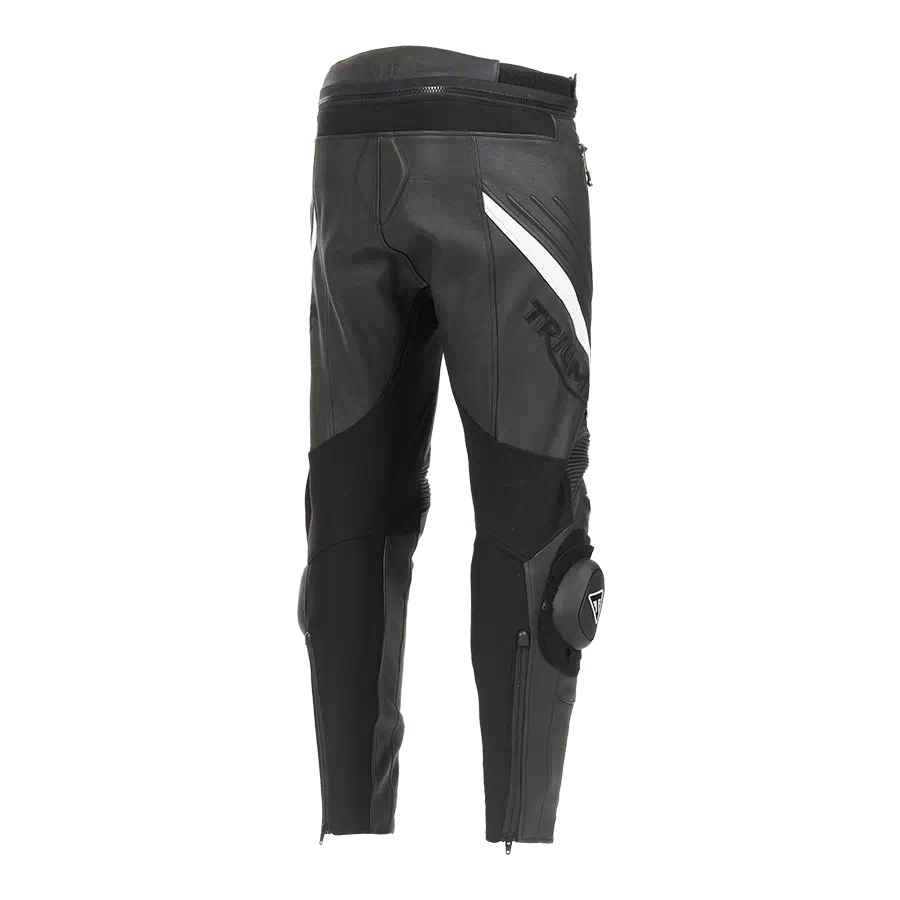 Triumph Triple Leather Jeans in Black