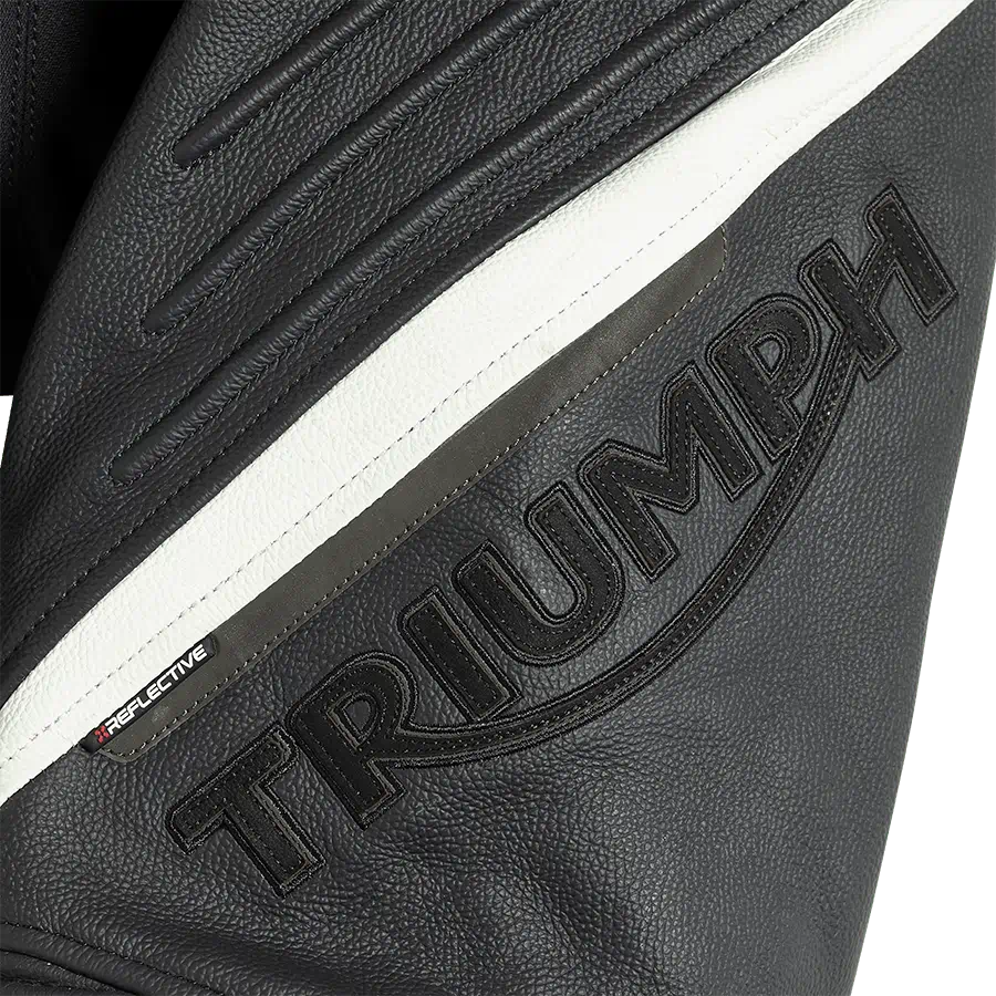 Triumph Triple Leather Jeans in Black