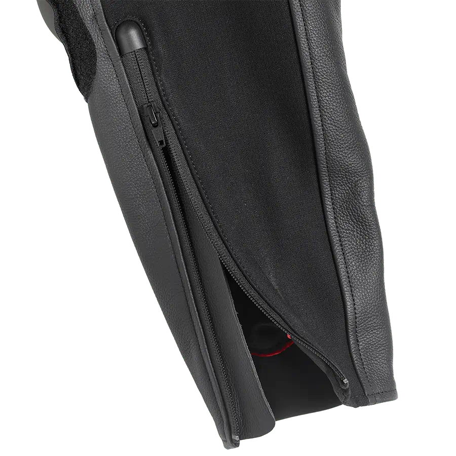 Triumph Triple Leather Jeans in Black