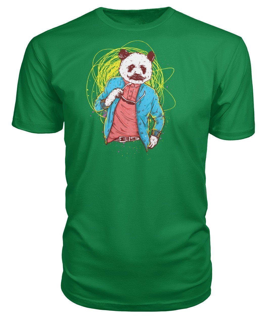 Panda Premium Unisex Tee-Short Sleeves-Elessi UK