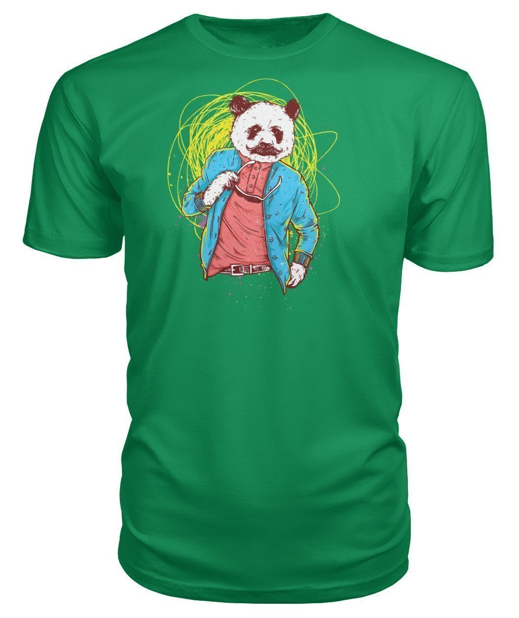 Panda Premium Unisex Tee-Short Sleeves-Elessi UK
