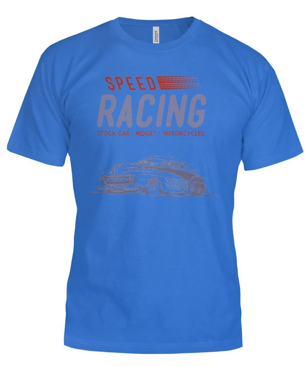 Pull Speed Racing Auto Automobile Bella Canvas Tee-T Shirt-Elessi UK