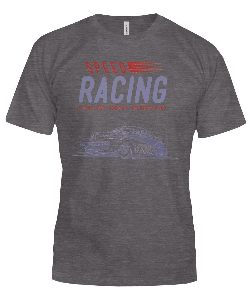 Pull Speed Racing Auto Automobile Bella Canvas Tee-T Shirt-Elessi UK
