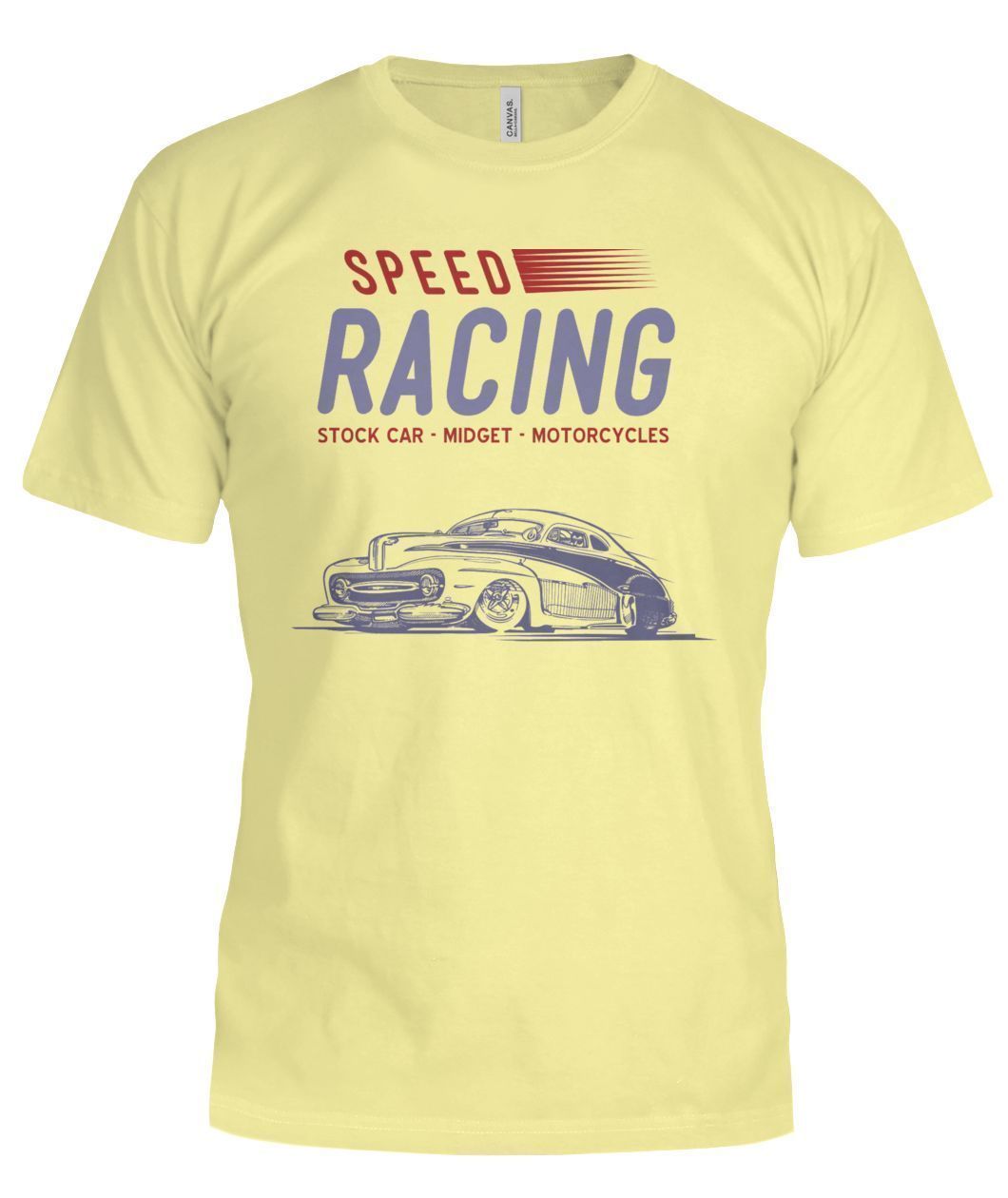 Pull Speed Racing Auto Automobile Bella Canvas Tee-T Shirt-Elessi UK