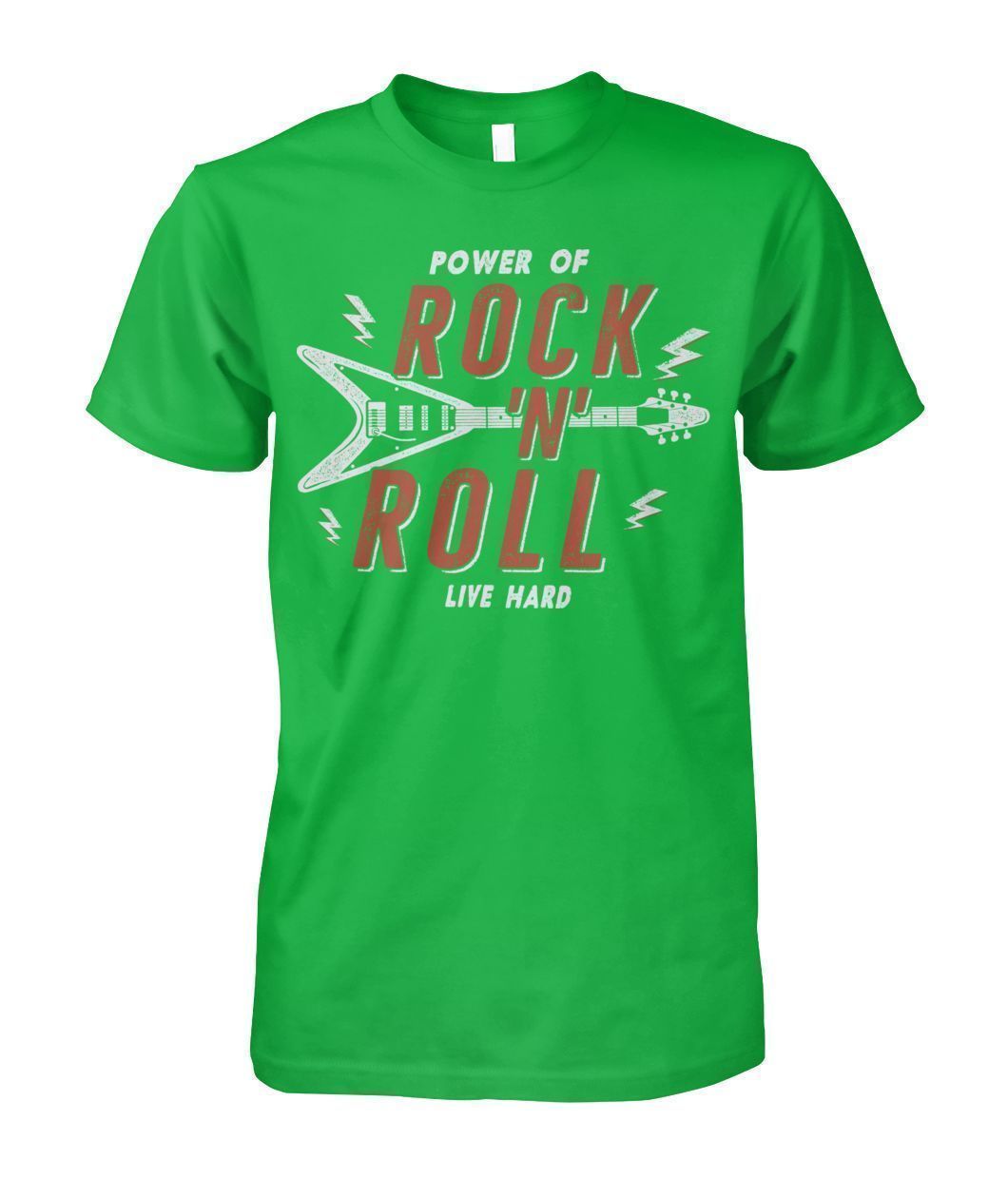 Rock N Roll Unisex Cotton Tee-Short Sleeves-Elessi UK