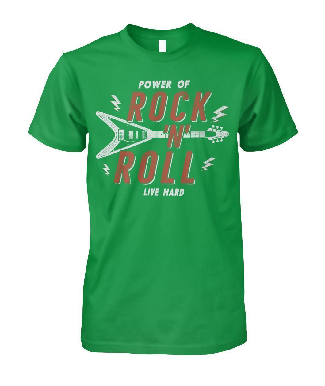 Rock N Roll Unisex Cotton Tee-Short Sleeves-Elessi UK