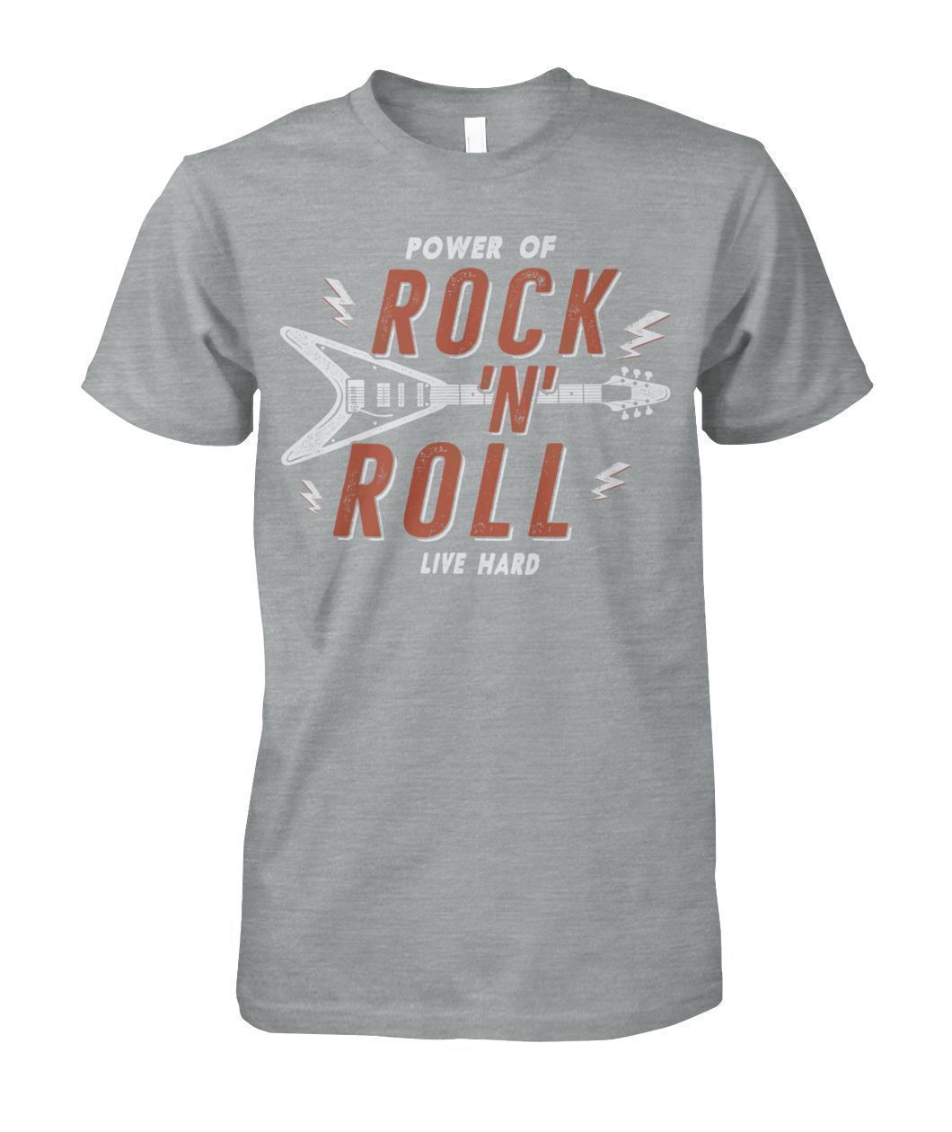 Rock N Roll Unisex Cotton Tee-Short Sleeves-Elessi UK