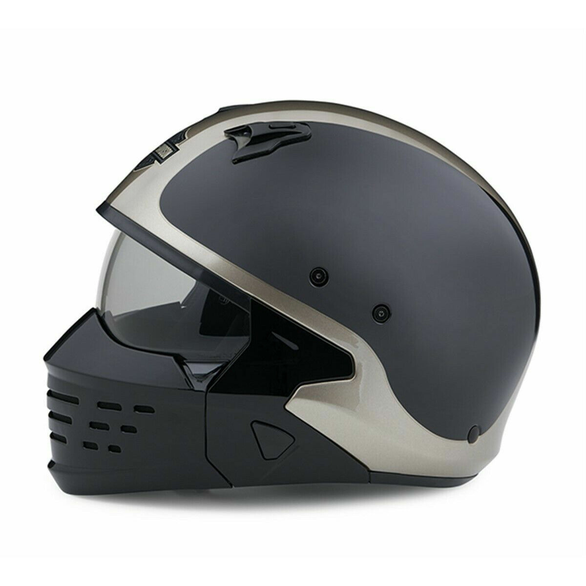 Harley-Davidson® Sport Glide 2-in-1 Grey/Black Helmet  RidersApparel.shop