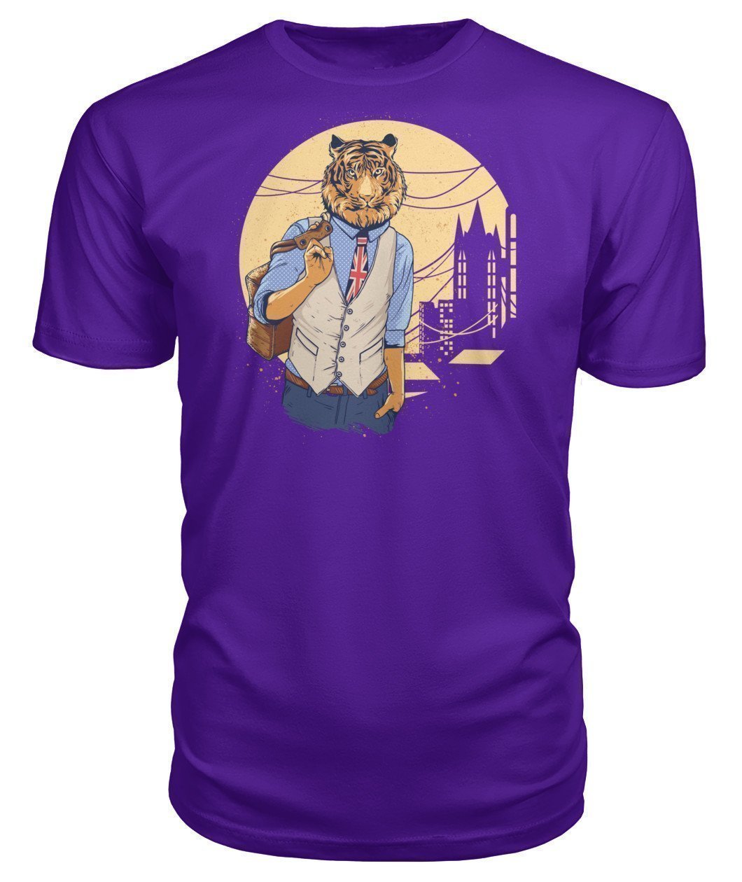 Tiger Premium Unisex Tee-Short Sleeves-Elessi UK