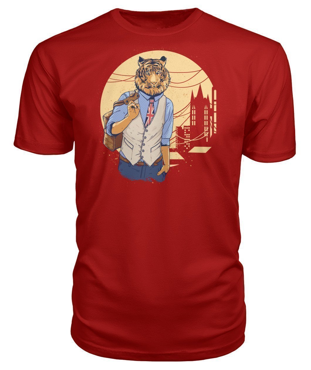 Tiger Premium Unisex Tee-Short Sleeves-Elessi UK