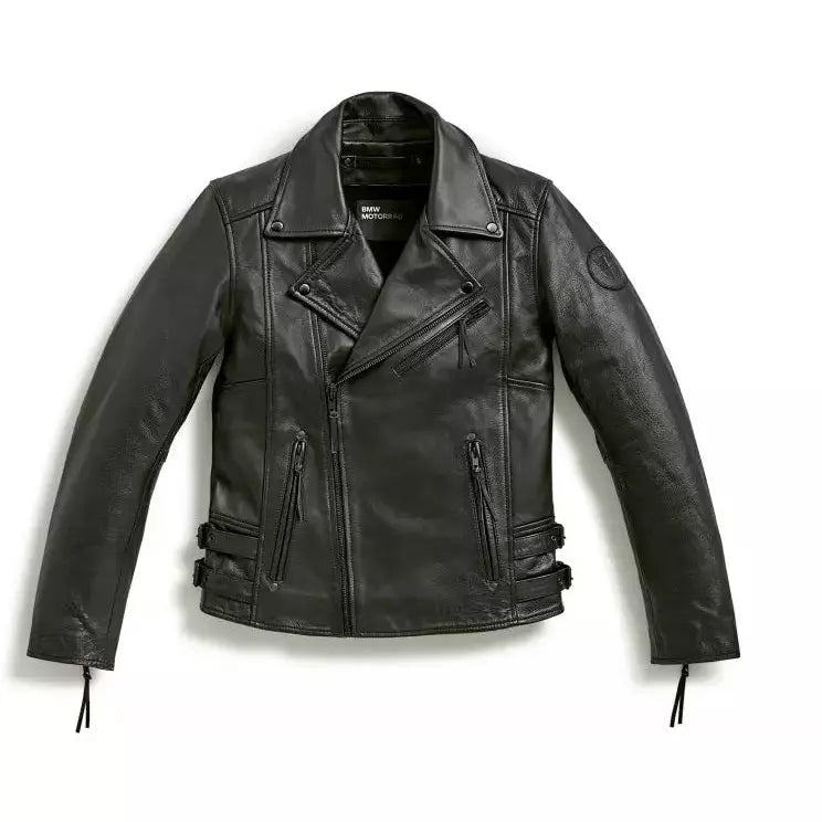 BMW MOTORRAD FLAT TWIN LEATHER JACKET - BLACK
